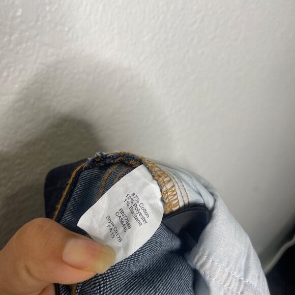 J.Crew Factory Womens Jeans Size 32 Midrise Toothpick Dark Wash Skinny Leg - Picture 7 of 12